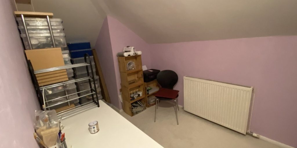 Craft room after